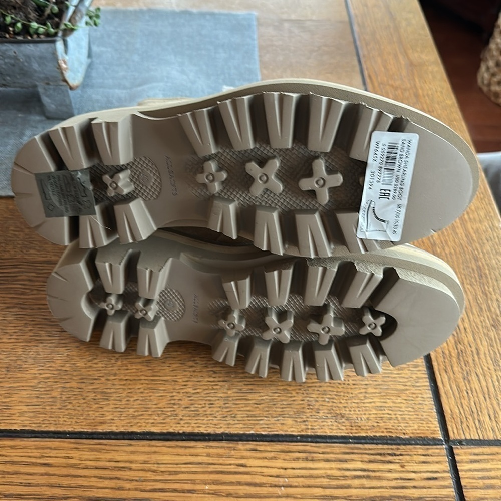 All Saints Wanda Shearling Bootie in Sand Brown size 40 or US 10. - Picture 5 of 10